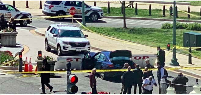 One Capitol Police Officer Injured, And Another One Dead After Man Rammed A Car Into Them